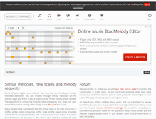 Tablet Screenshot of musicboxmaniacs.com